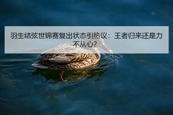 羽生结弦世锦赛复出状态引热议：王者归来还是力不从心？